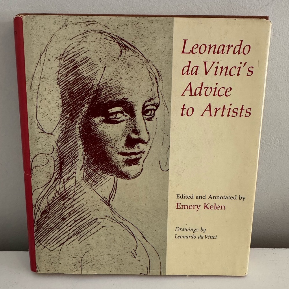 Leonardo da Vinci's Advice to Artists Book Art books coffee table books